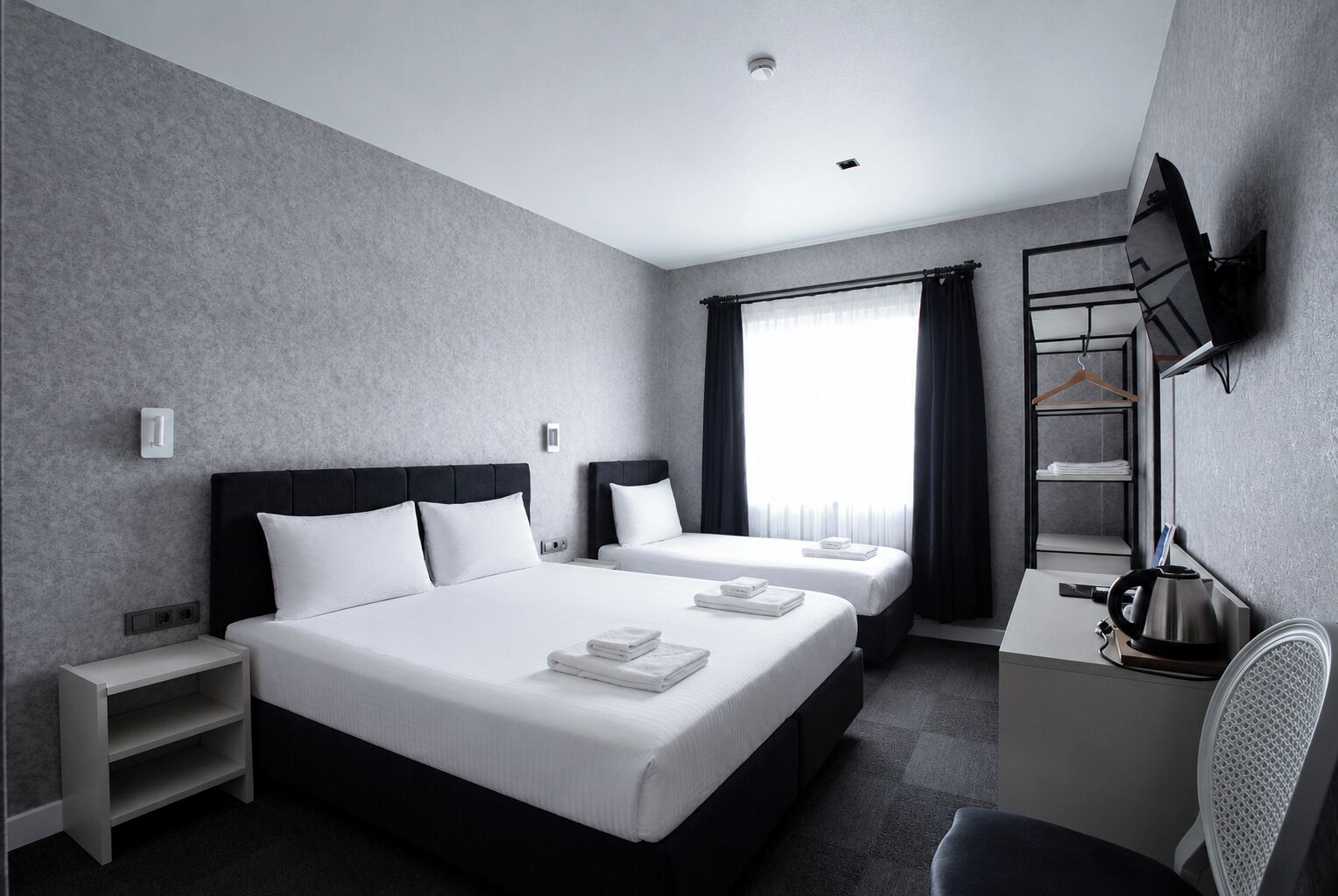 Premium bedding, minibar, in-room safe, desk
