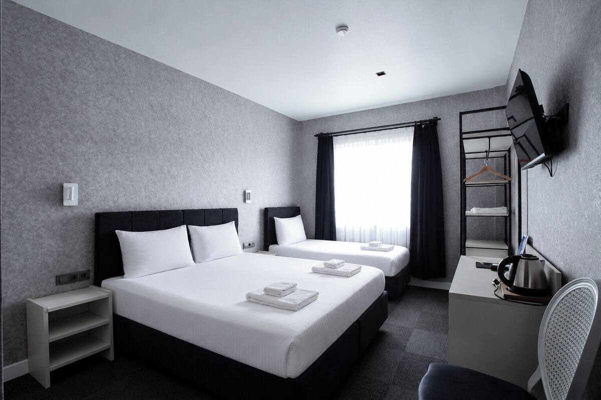 Premium bedding, minibar, in-room safe, desk