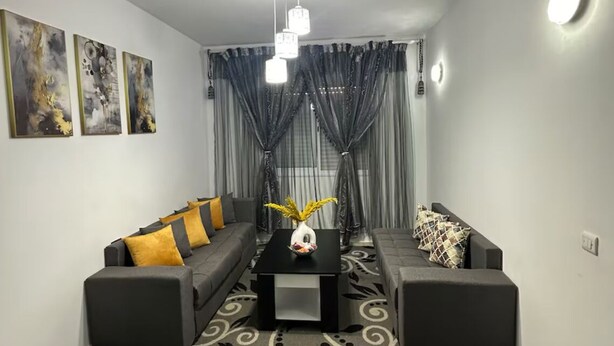 Apartment, 2 Bedrooms, Accessible, Smoking | Living room - Apartment Moroccan in Bouznika With 3 Bedrooms & 2 Bathrooms & Living Room (Bouznika)