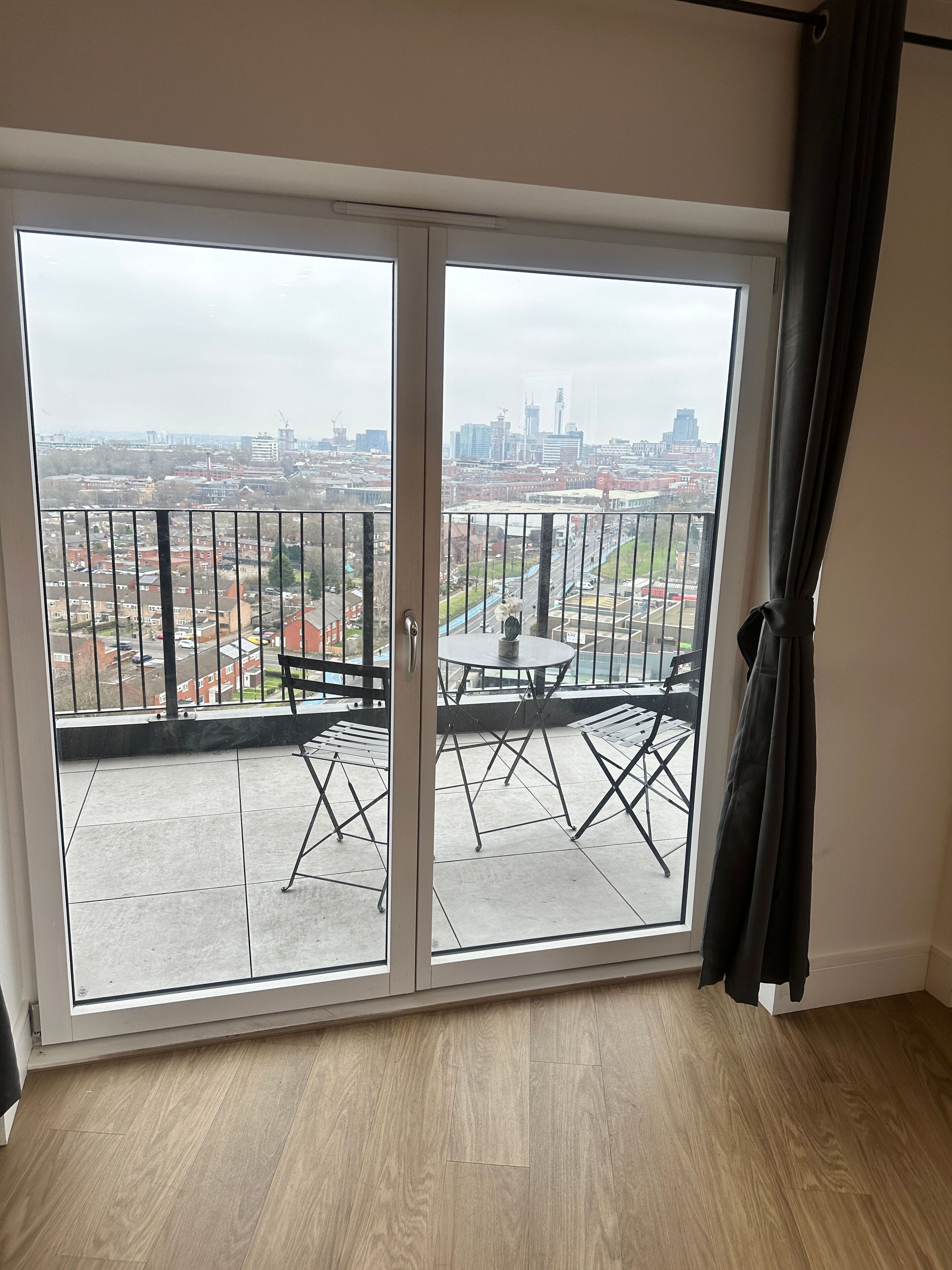 Apartemen, 2 kamar tidur, balkon, pemandangan kota | Balkon