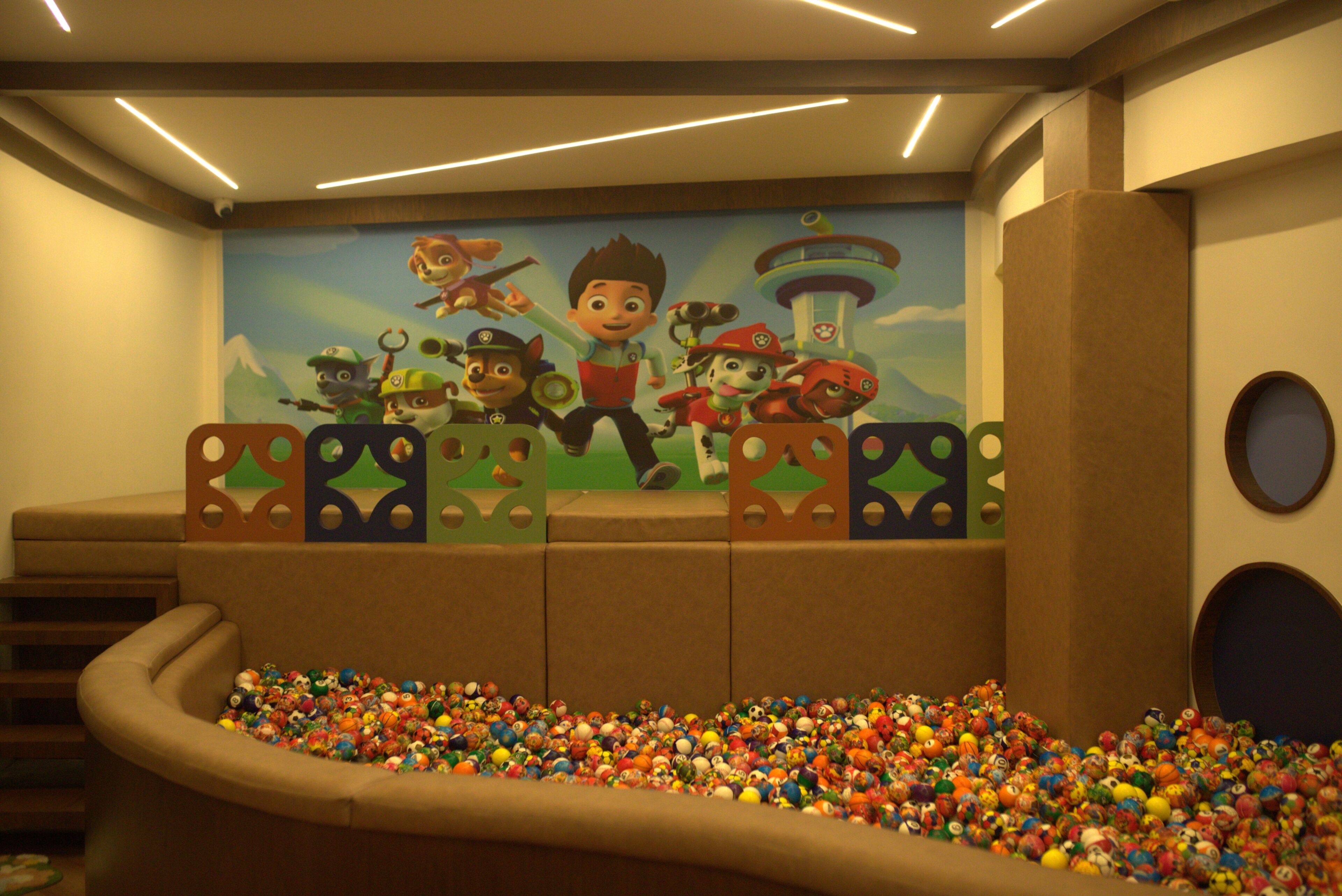 Indendørs legeområde for børn