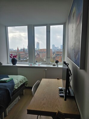 1 chambre, fer et planche à repasser, literie fournie