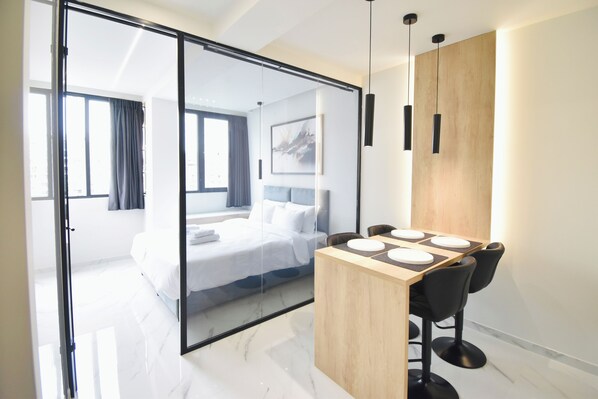 Deluxe appartement | 1 slaapkamer, individueel gedecoreerd, individueel gemeubileerd