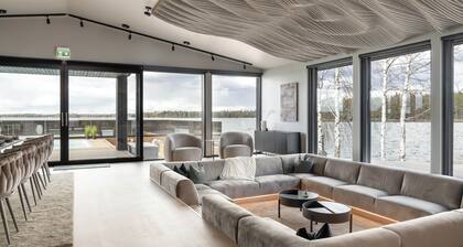 Luxury seaside villa in the archipelago. Heated pool all year around.