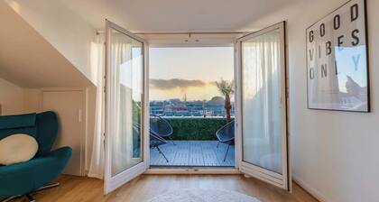 130 m² Maisonette-Penthouse Dachterrasse
