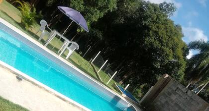 Life Ibiuna space with swimming pool, barbecue and peace