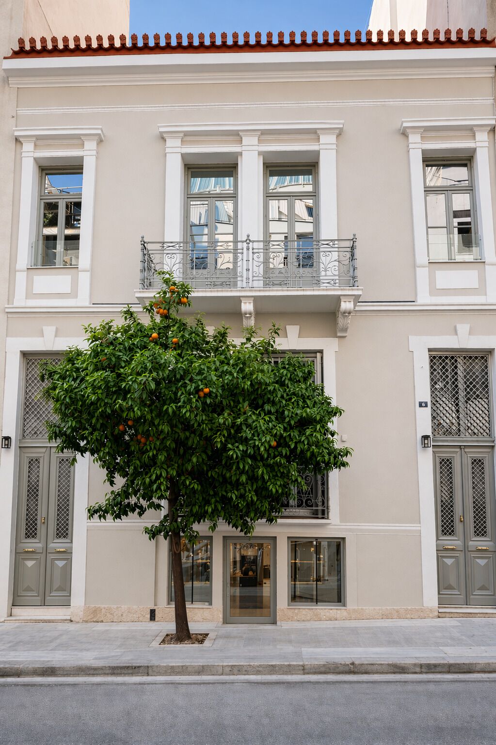 Fassade der Unterkunft