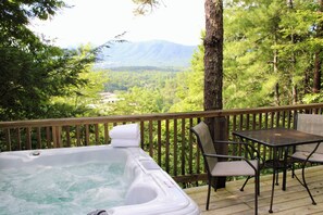 Outdoor dining - LAUREL RIDGE - 2 BEDROOM/1 BATH, HOT TUB, MTN VIEW (Townsend)