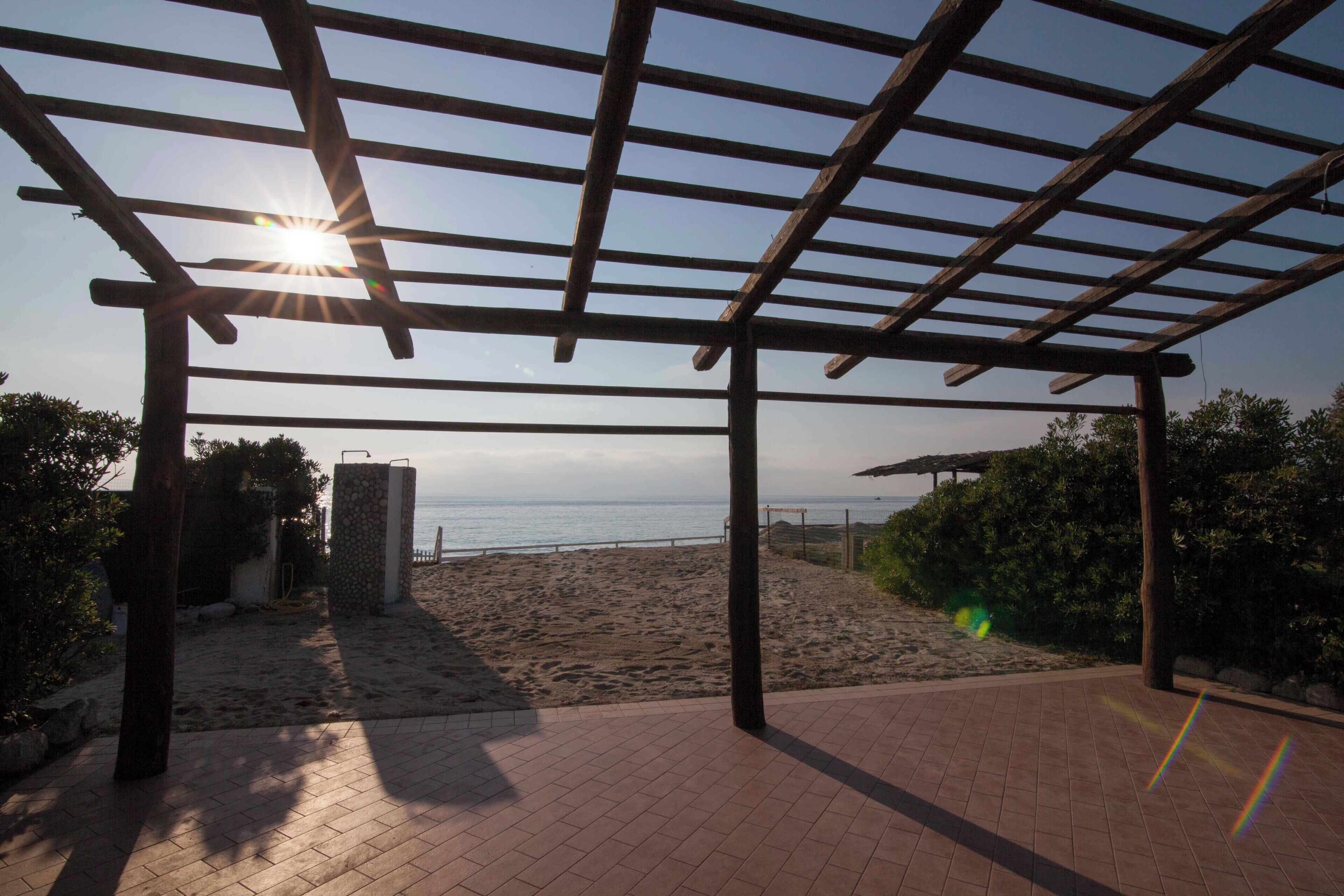 Ferienhaus, 2 Schlafzimmer, Terrasse, Meerblick | Terrasse/Patio
