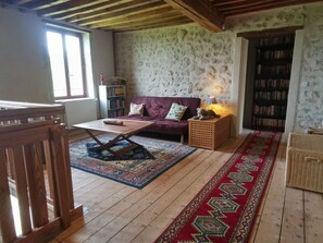 Smart TV, DVD player, books, computer monitors