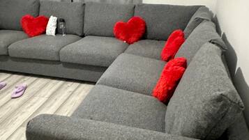 Shared Dormitory, 3 Bedrooms | Living room