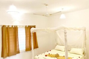 1 soverom og sengetøy