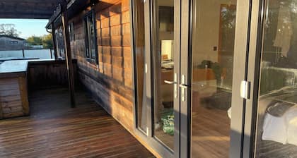 Beautiful Stunning wooden Lodge in the Depths of Suffolk woodland