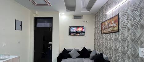 Coin salon dans le hall