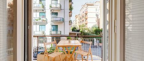 Blick von der Unterkunft