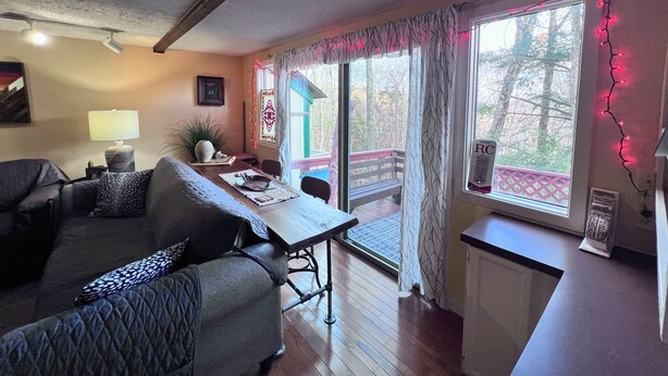 TV, fireplace - Charming 1 bedroom condo-walking distance to slopes (Sugar Mountain)