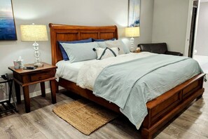 4 chambres, fer et planche à repasser, draps fournis