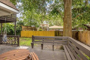 Terrace/patio - Woodford`s Reserve Island Home w Splash Pool @ Saint Simons Island (St. Simons Island)