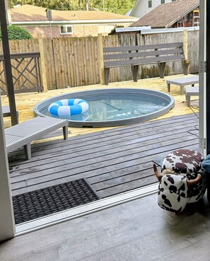 Terrace/patio - Woodford`s Reserve Island Home w Splash Pool @ Saint Simons Island (St. Simons Island)