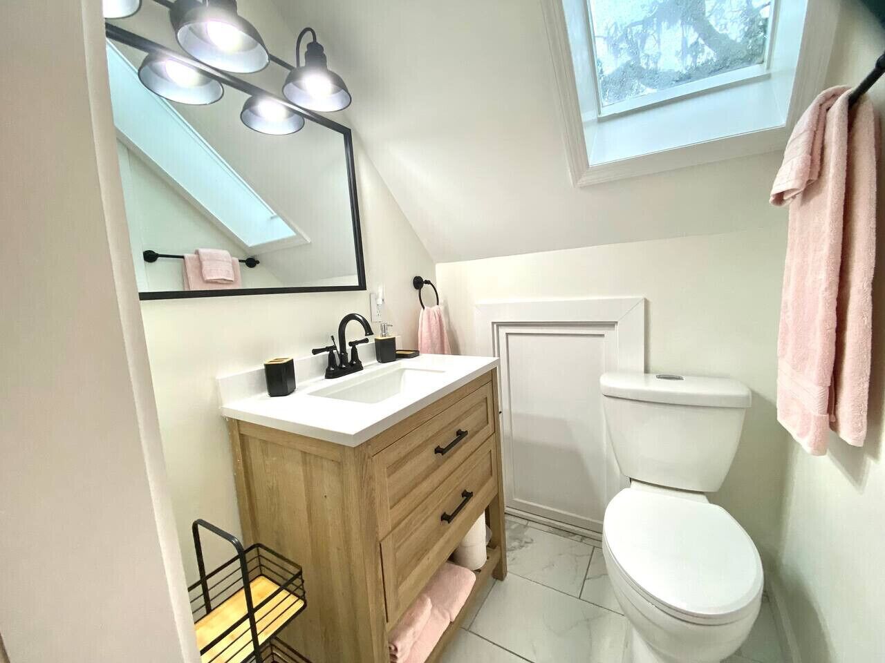 Hårtørrer, håndklæder