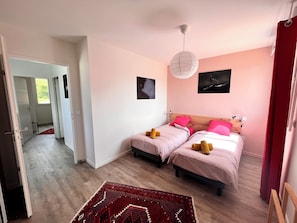 3 habitaciones, wifi y ropa de cama 