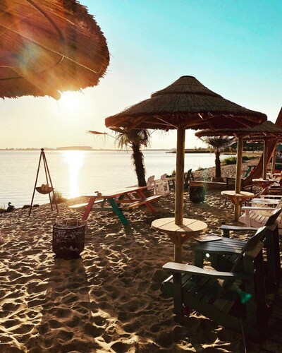 Modern Holiday Home La Playa: near the beach, with 40 degree Jacuzzi!