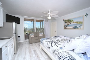 Luxury Studio, Non Smoking, Bay View | Living area - Casa Playa Beach Resort (Fort Myers Beach)