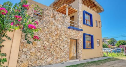 4BR & Palapa Casa de Piedra with Private Pool in San Francisco with WiFi, AC