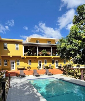 Pool - Tropical Apartments Tobago : Palm Apt 2 (Carnbee)