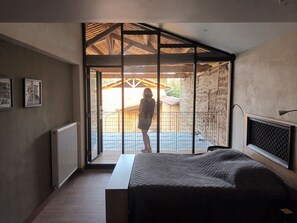 Phòng đôi tiện nghi đơn giản, ban công, quang cảnh sân vườn | Truy cập Internet không dây miễn phí 