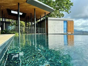 Outdoor pool - Luxury Villa, Panoramic Whale Tail & Ocean Views (Bahia Ballena)