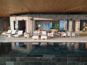Outdoor pool - Luxury Villa, Panoramic Whale Tail & Ocean Views (Bahia Ballena)