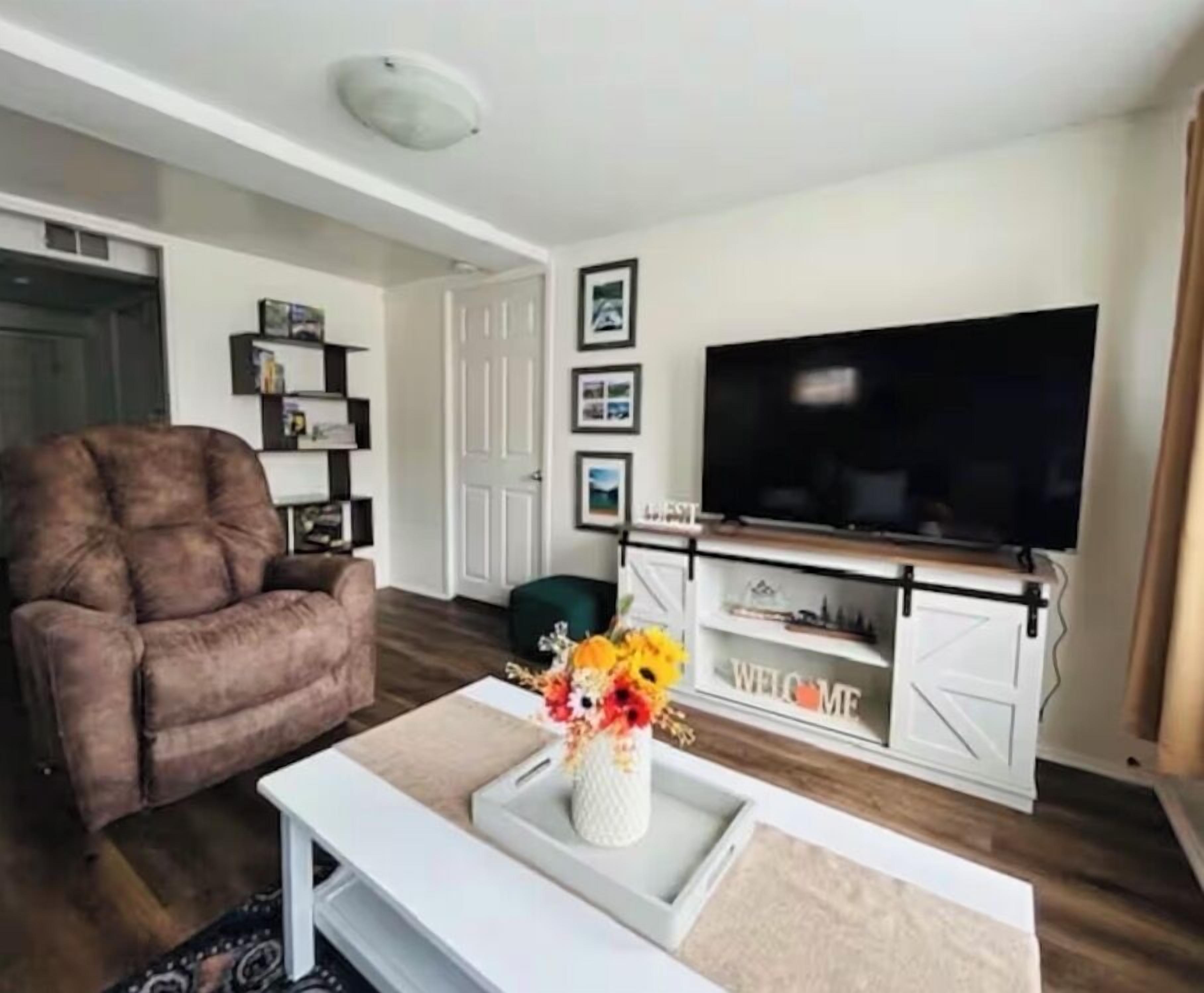 Una Smart TV, libros