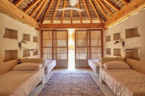 5 chambres, accès au Wi-Fi (inclus), literie fournie