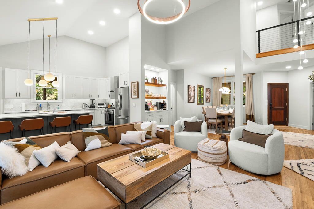 Smart TV, fireplace, video games, foosball