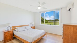 2 bedrooms, iron/ironing board