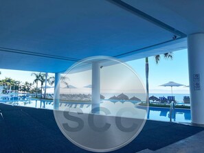 Pool - Beautiful beachfront condominium. (Nuevo Vallarta)