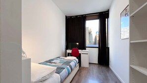 1 bedroom, iron/ironing board, bed sheets