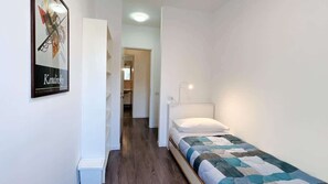 1 bedroom, iron/ironing board, bed sheets