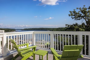 Lakeview Cottage w/ Lookout Deck | Lake view - Coconuts RV Resort (Gravois Mills)