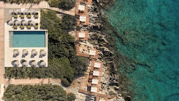 Indoor pool, seasonal outdoor pool, free cabanas, pool umbrellas