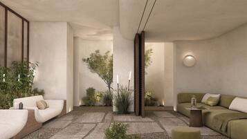 Couples treatment room(s), sauna, steam room, body treatments