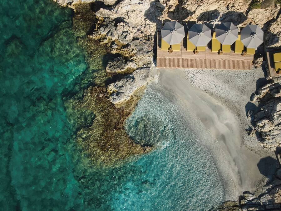 Private beach, snorkeling