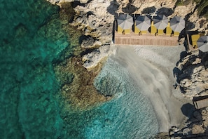 Beach nearby, white sand