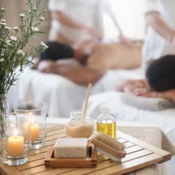 Couples treatment room(s), sauna, steam room, body treatments