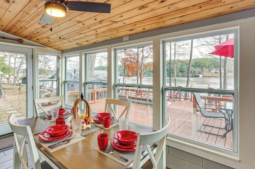 Private Dock + Fire Pit: Gantt Lake Getaway!