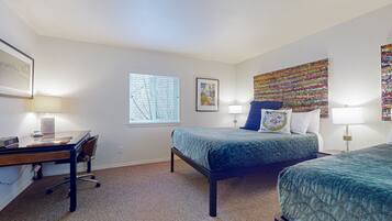 1 habitación, tabla de planchar con plancha, internet y ropa de cama