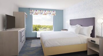 Blackout drapes, iron/ironing board, WiFi (free), bed sheets