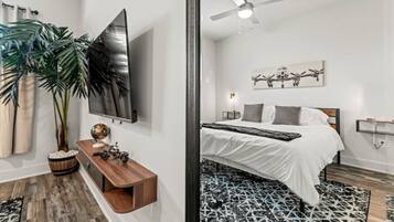 1 chambre, fer et planche à repasser, Wi-Fi, draps fournis
