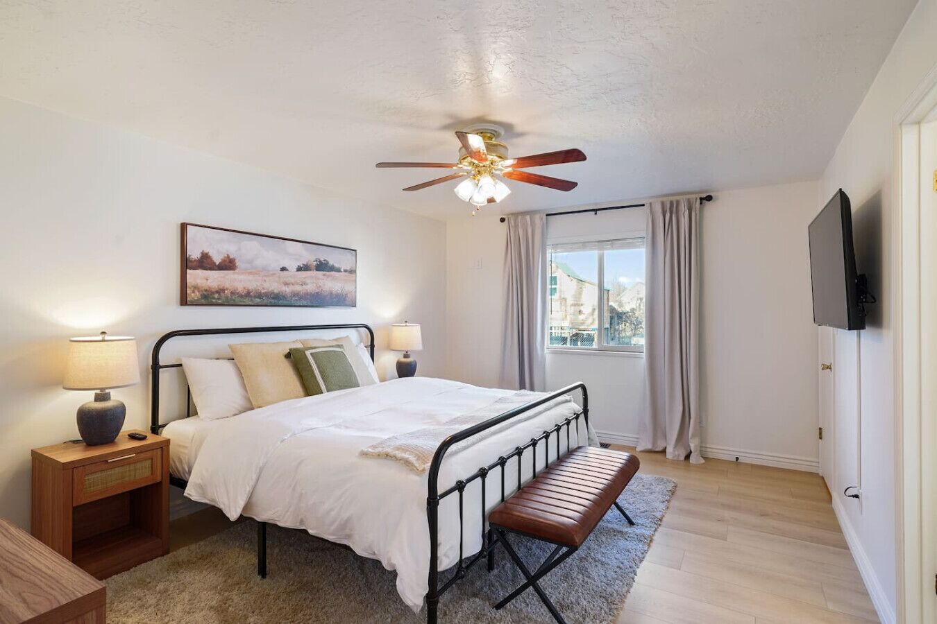 4 多间卧室、WiFi、床单